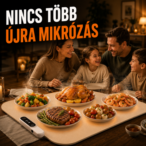 HeatFlow melegítő alátét – Nincs Több Kihűlt Étel!